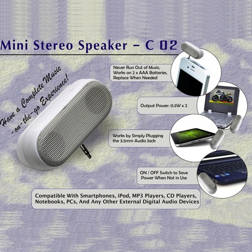Mini Stereo Speakers